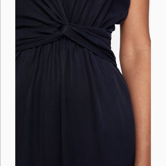 NWT Zara flowing jumpsuit with draped detail - Picture 3 of 5